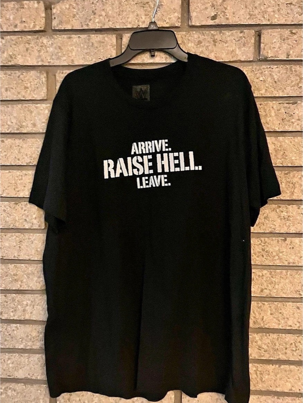 WWE Authentic Stone Cold Steve Austin Retro Arrive. Raise Hell. Leave. T-Shirt